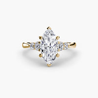 Solitaire with Shoulder Accents 2