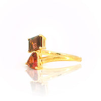 14K Yellow Gold Ring With Tourmaline