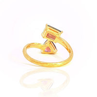 14K Yellow Gold Ring With Tourmaline